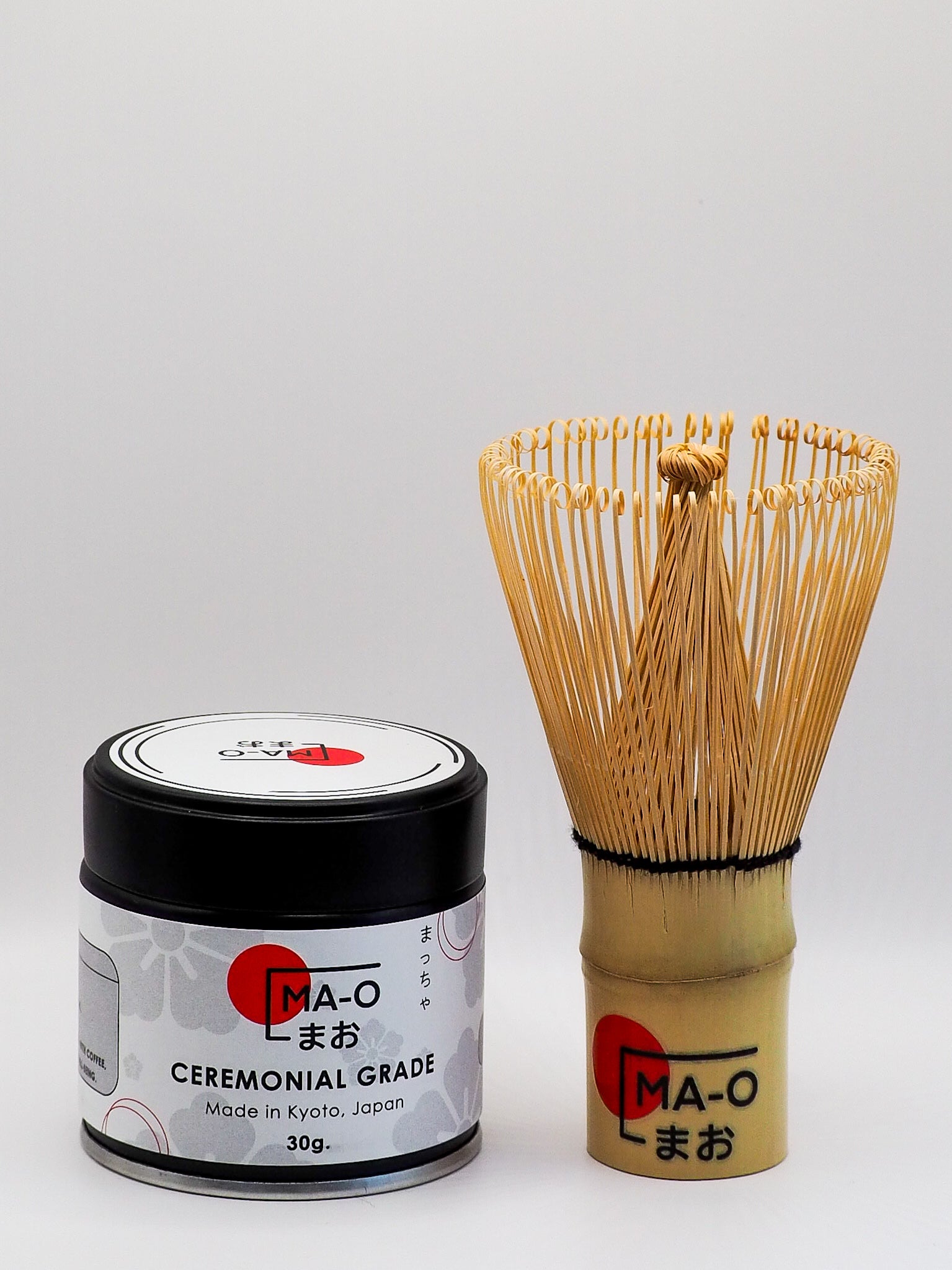 Set Value: Ceremonial Grade Mao Matcha + Bamboo Whisk